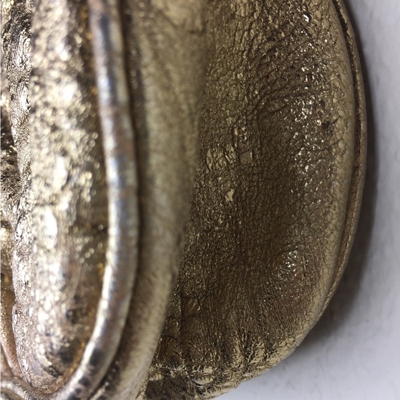 Lauren Merkin: Gold Leather purse - Picture 2 of 11